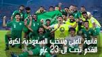 قائمة لاعبي منتخب السعودية لكرة القدم تحت 23 سنة