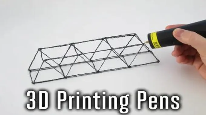 قلم رسم ثلاثي الأبعاد، 3D Pen طباعة القلم